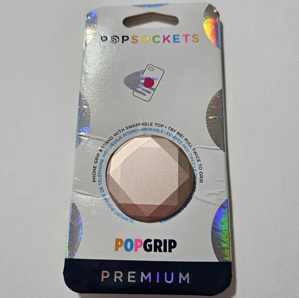 Popsocket - Aluminum Diamond Rose Gold (OPEN PACKAGE)